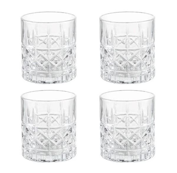 CONFEZIONE 4 PZ BICCHIERE MOSAICO VETRO