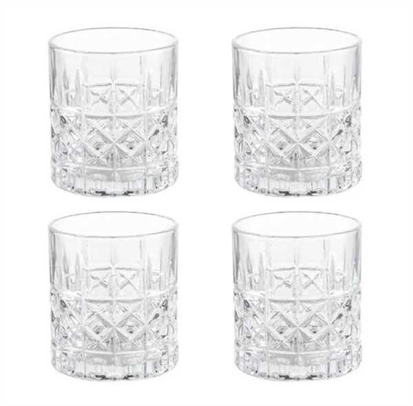 CONFEZIONE 4 PZ BICCHIERE MOSAICO VETRO