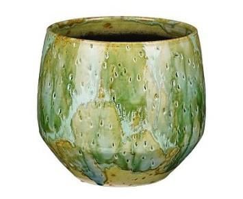 HARRIS POT ROUND GREEN - H18XD20CM