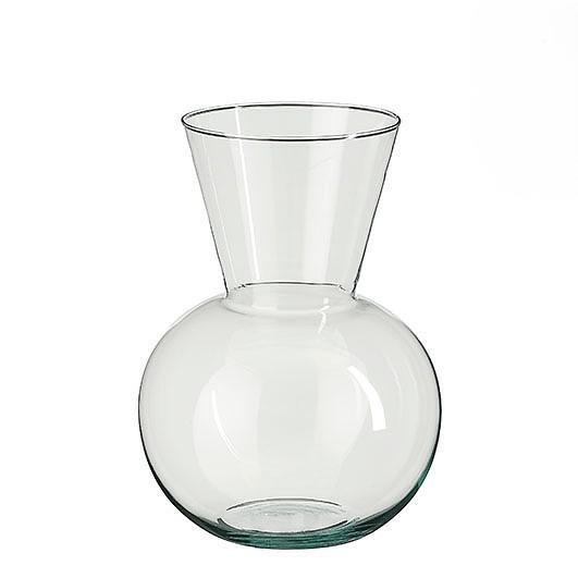 FANCY VASE GLASS - H30XD21CM