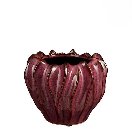 THOM POT ROUND PURPLE - H15XD18,5CM