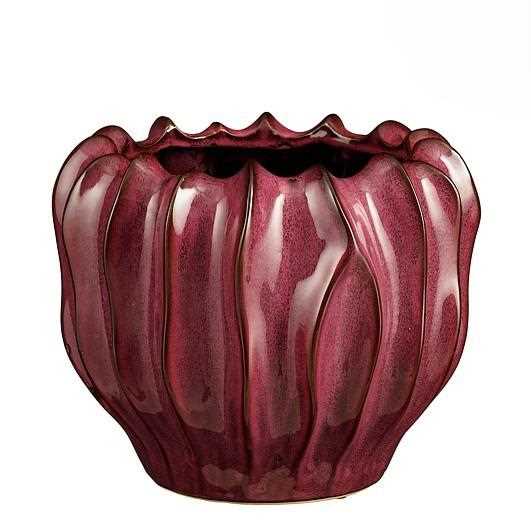 THOM POT ROUND PURPLE - H22XD27,5CM