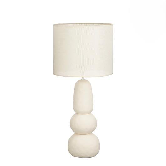 MENKO TABLE LAMP CREAM 60W E27 IP20 - H84XD38CM