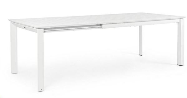 TAVOLO KONNOR ALLUNGABILE BIANCO CM.160/240X100XH.76 KIT