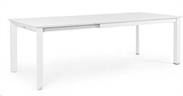 TAVOLO KONNOR ALLUNGABILE BIANCO CM.160/240X100XH.76 KIT