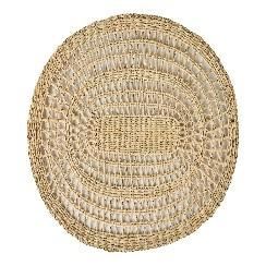 SOTTOPIATTO OVALE HARICOTS MIDOLLINO CM.40X30X0,1