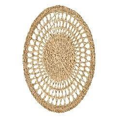 SOTTOPIATTO ROTONDO HARICOTS MIDOLLINO CM.36X36X0,1