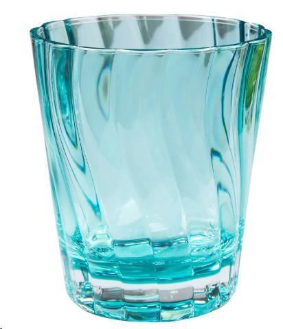 SET 1/6 FORMENTERA BICCHIERI AZZURRI IN METACRILATO CM.9,5X9