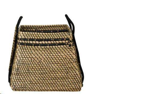 CESTA TRAPEZIODALE CUMBIA CON MANICI CM.37X32X43