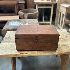 BAULETTI VECCHI TEAK MISURE ASS.TE CM.48X19X13