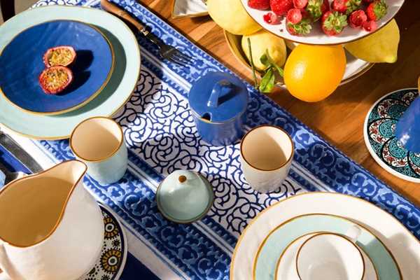 MEDITERRANEO PIATTO DESSERT  BLUE