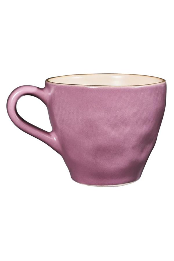 MEDITERRANEO TAZZINA CAFFE CON PIATTINO ROSA