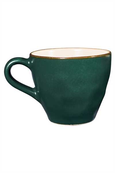 MEDITERRANEO TAZZINA CAFFE CON PIATTINO VERDE