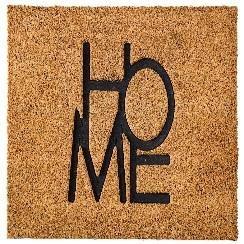 ZERBINO COCCO HOME CARVING IN GOMMA NERO CM.40X60X5