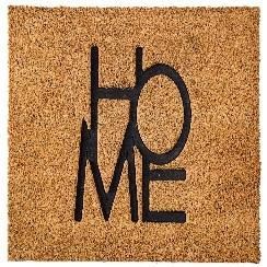 ZERBINO COCCO HOME CARVING IN GOMMA NERO CM.40X60X5