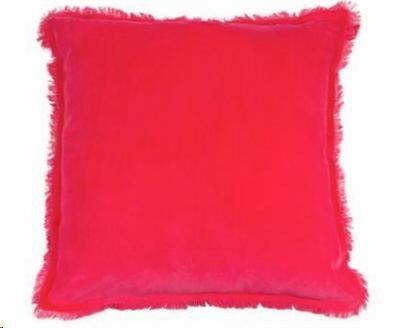 CUSCINO SQUAR FRAYS FUCHSIA 50X50CM