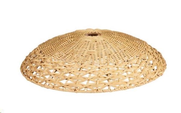 CAPPELLO LAMPADARIO LUMIERE PIATTO MIDOLLINO NATURALE CM.50X