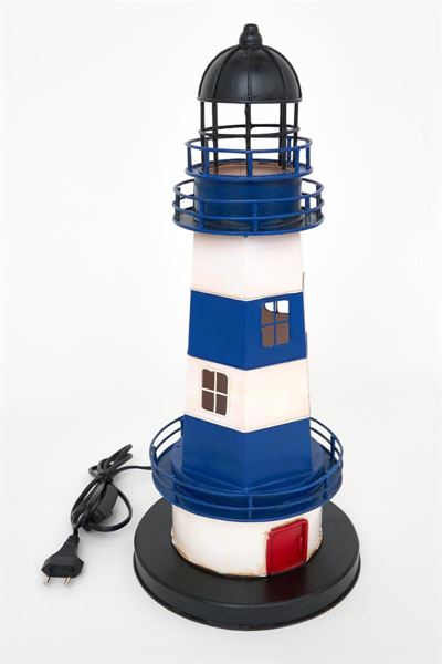 FARO DI METALLO, H: 45 cm