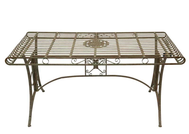 TAVOLO FERRO 160X83XH.80