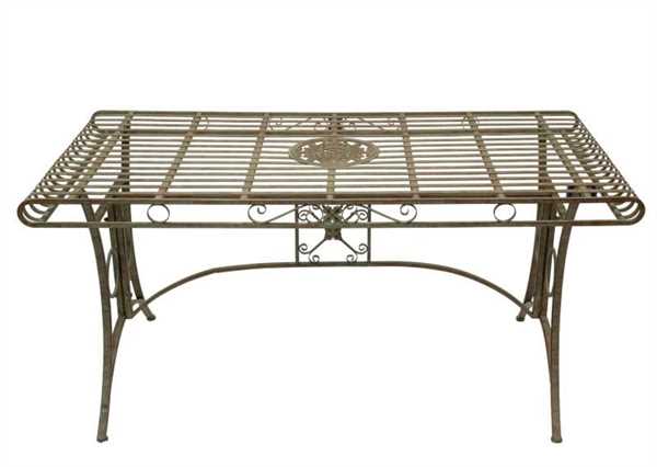 TAVOLO FERRO 160X83XH.80