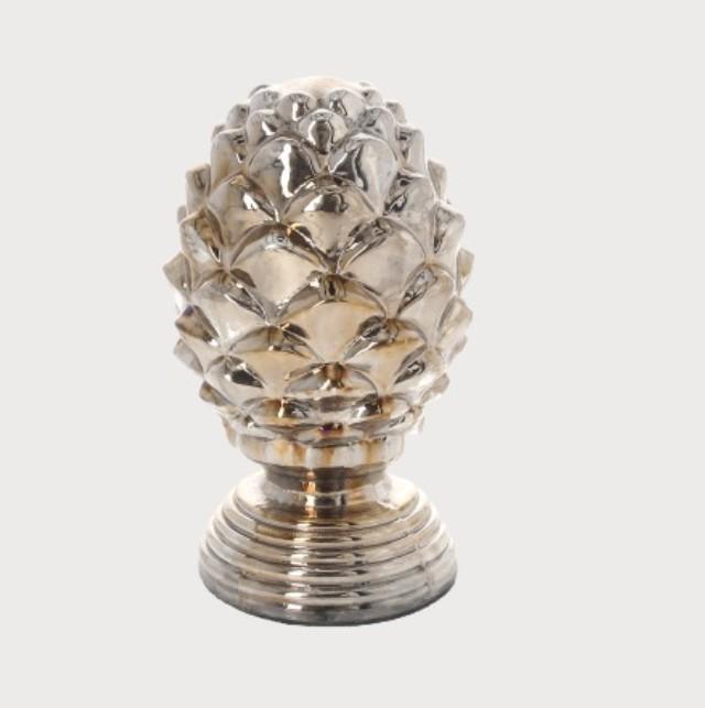 PIGNA VETRO GOLD/SILVER H.26X16