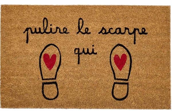 ZERBINO PULIRE LE SCARPE QUI 45x75CM