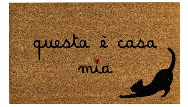 ZERBINO QUESTA E' CASA MIA GATTO