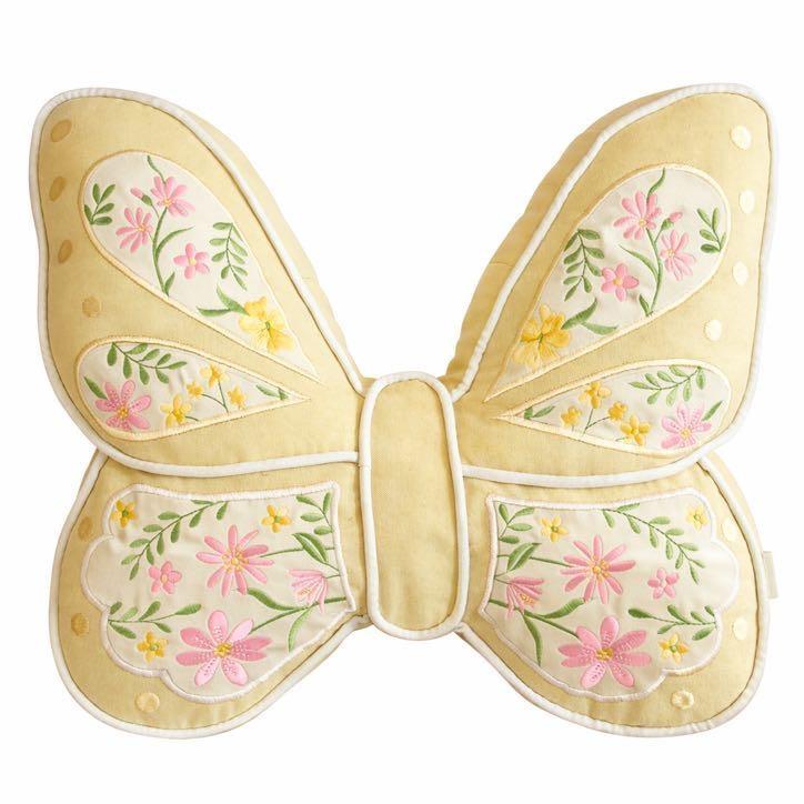 CUSCINO ENCANTO  FARFALLA GIALLO