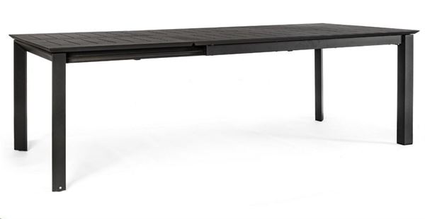 TAVOLO KONNOR ALLUNGABILE ANTRACITE CM.160/240X100XH.76 KIT