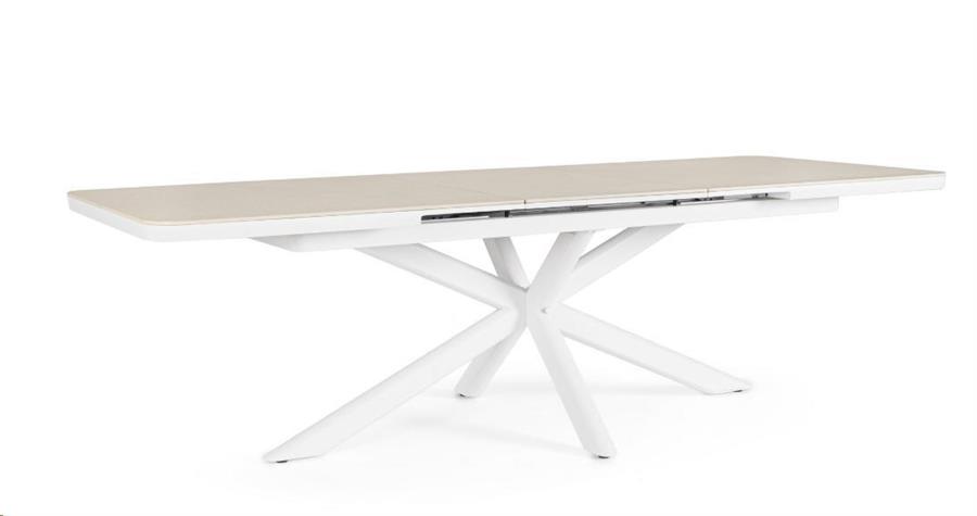 TAVOLO ALL.PASCAL 200-260X100  BIANCO