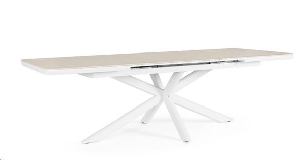 TAVOLO ALL.PASCAL 200-260X100  BIANCO