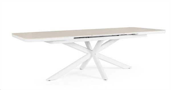 TAVOLO ALL.PASCAL 200-260X100  BIANCO