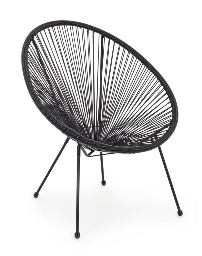 POLTRONA PARKER CM.72X78X89 NERO