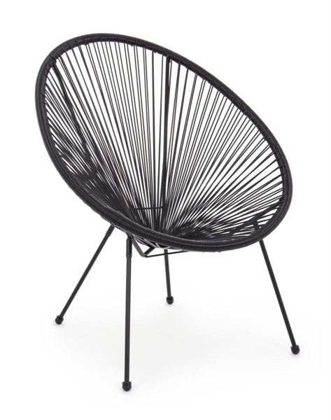 POLTRONA PARKER CM.72X78X89 NERO