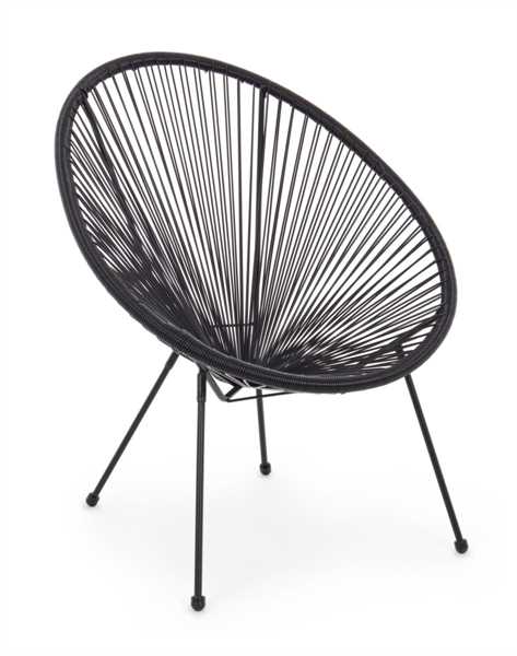 POLTRONA PARKER CM.72X78X89 NERO