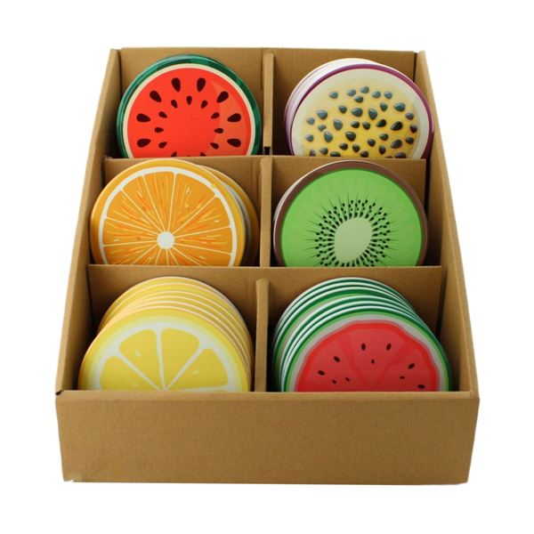 SET 6 SOTTOBICCHIERI CERAMICA 10.3X10.3X0.7CM