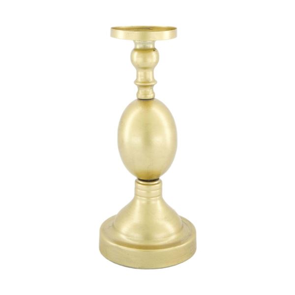 PORTACANDELE METALLO 12X12X27CM