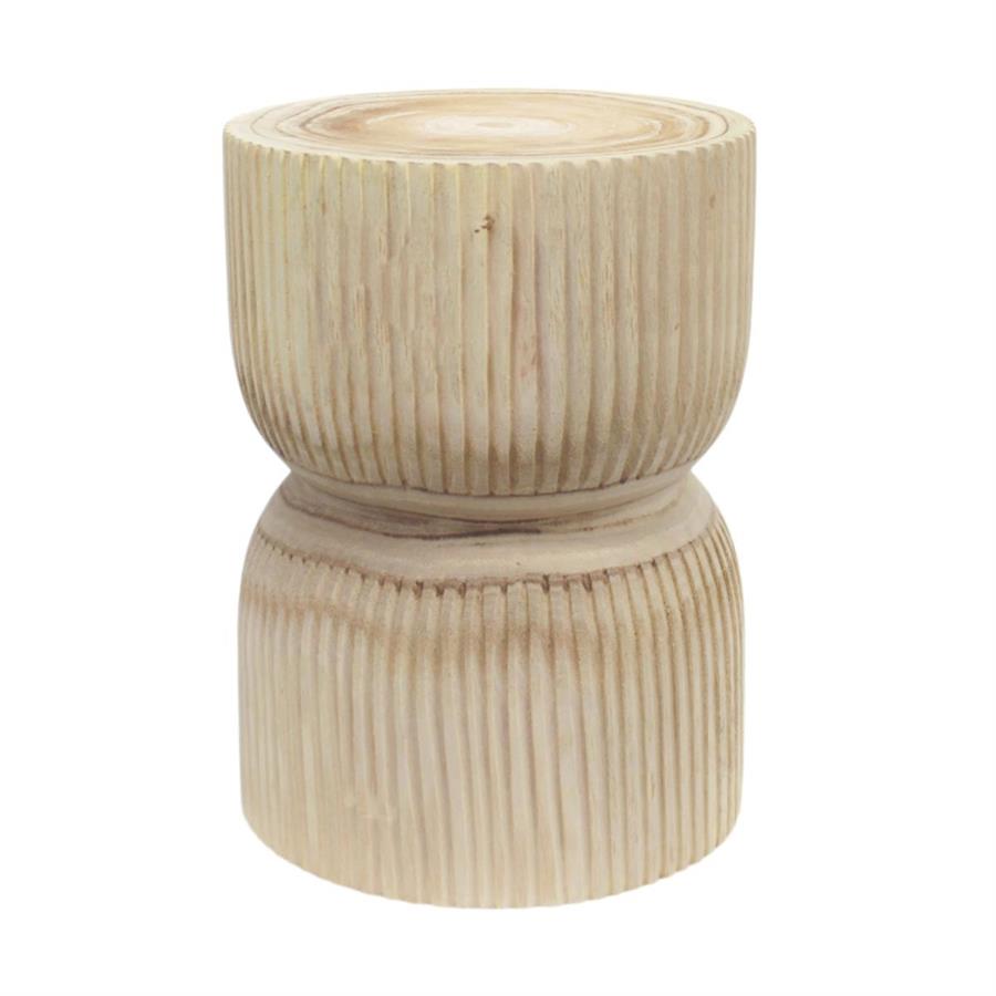 TAVOLINO ENGRAVED LEGNO PAULOWNIA 8X28X38CM