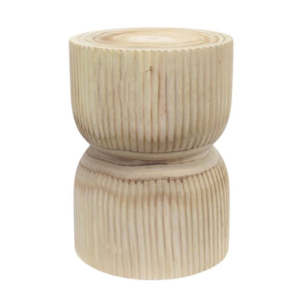 TAVOLINO ENGRAVED LEGNO PAULOWNIA 8X28X38CM