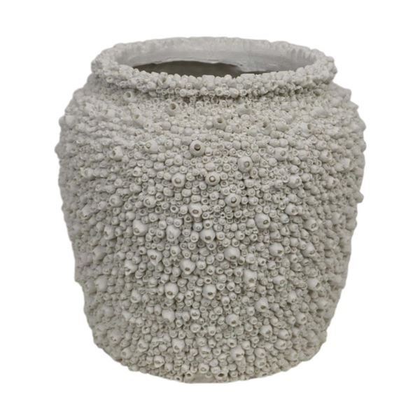 PORTAVASO POLYRESINA 24.5X24.5X24CM