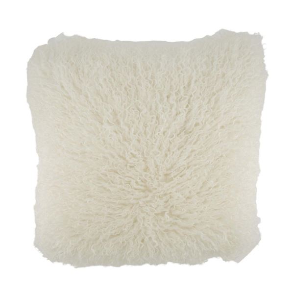 CUSCINO IN PELLICCIA SINTETICA POLIESTERE 45X45X12CM