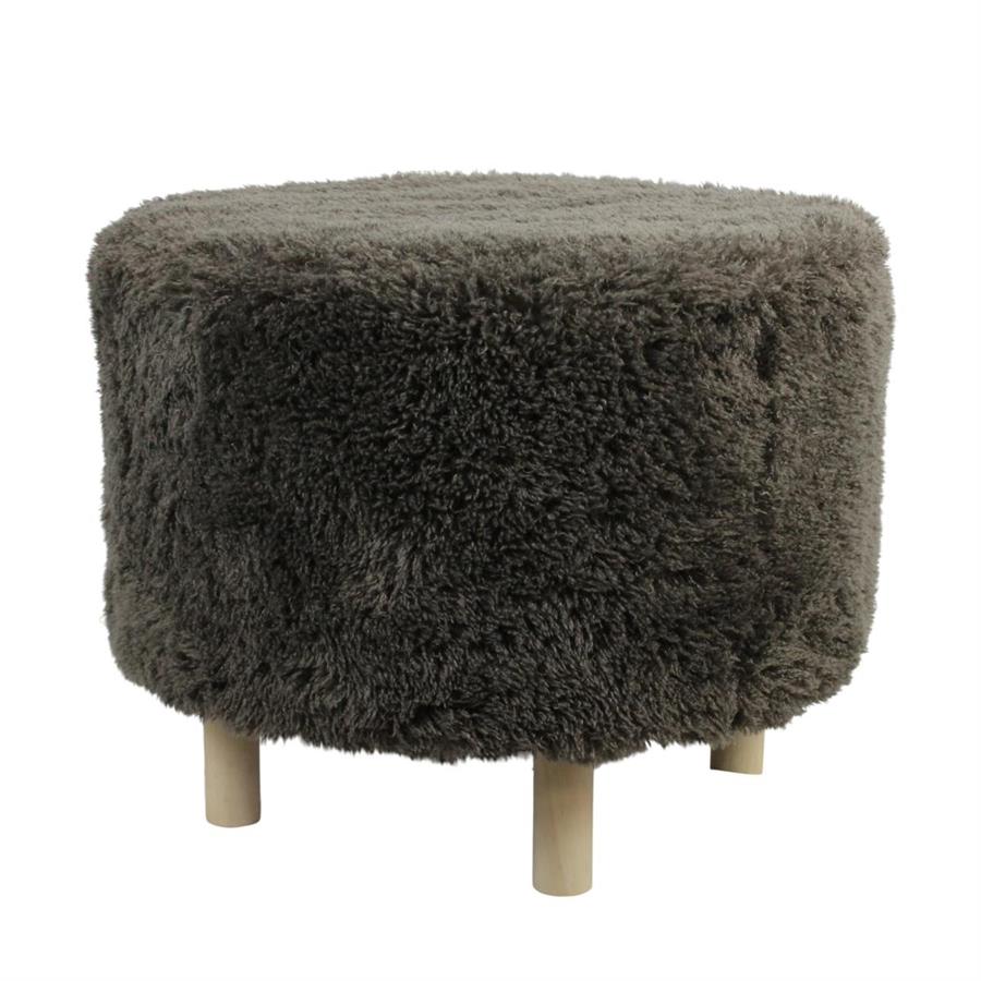 POUF TONDO PIOPPO  58X58X48CM