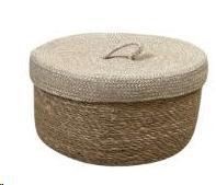 CESTINO TONDO  SEAGRASS 32X32X18CM