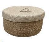 CESTINO TONDO  SEAGRAS 26X26X16 CM
