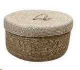 CESTINO TONDO  SEAGRAS 26X26X16 CM