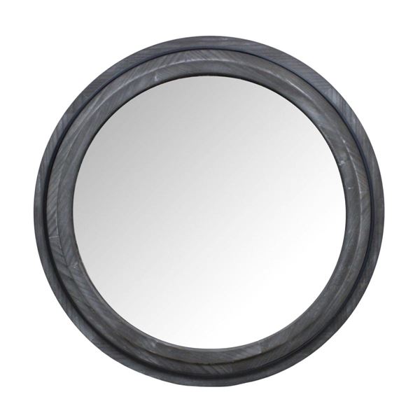 SPECCHIO TONDO LEGNO 78X4X78CM FSC 100%