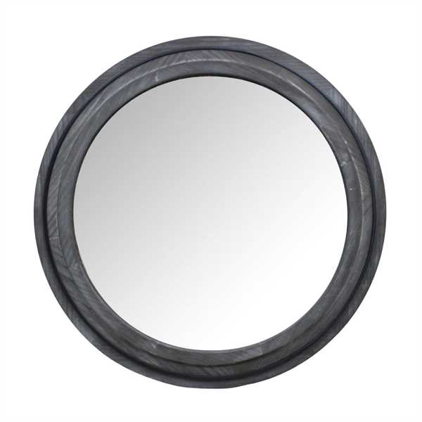 SPECCHIO TONDO LEGNO 78X4X78CM FSC 100%