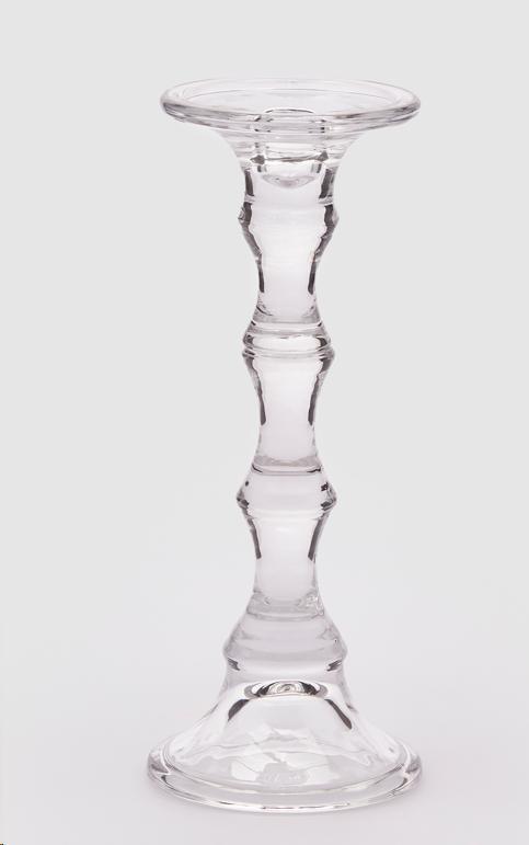 PORTACANDELA CLASSICO TRASPARENTE EOS H30XD12