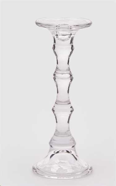 PORTACANDELA CLASSICO TRASPARENTE EOS H30XD12