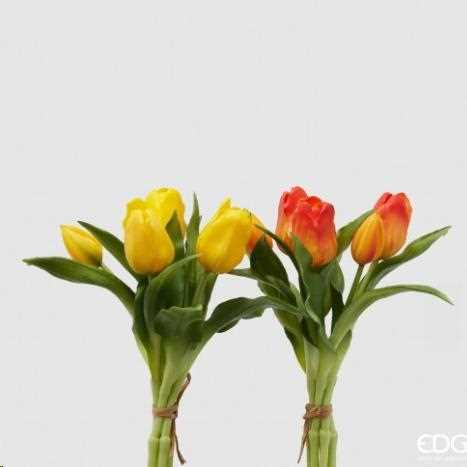 TULIPANI OLIS MZ5PCS (COL.ASS GIALLO/ARANCIONE)H28 CM